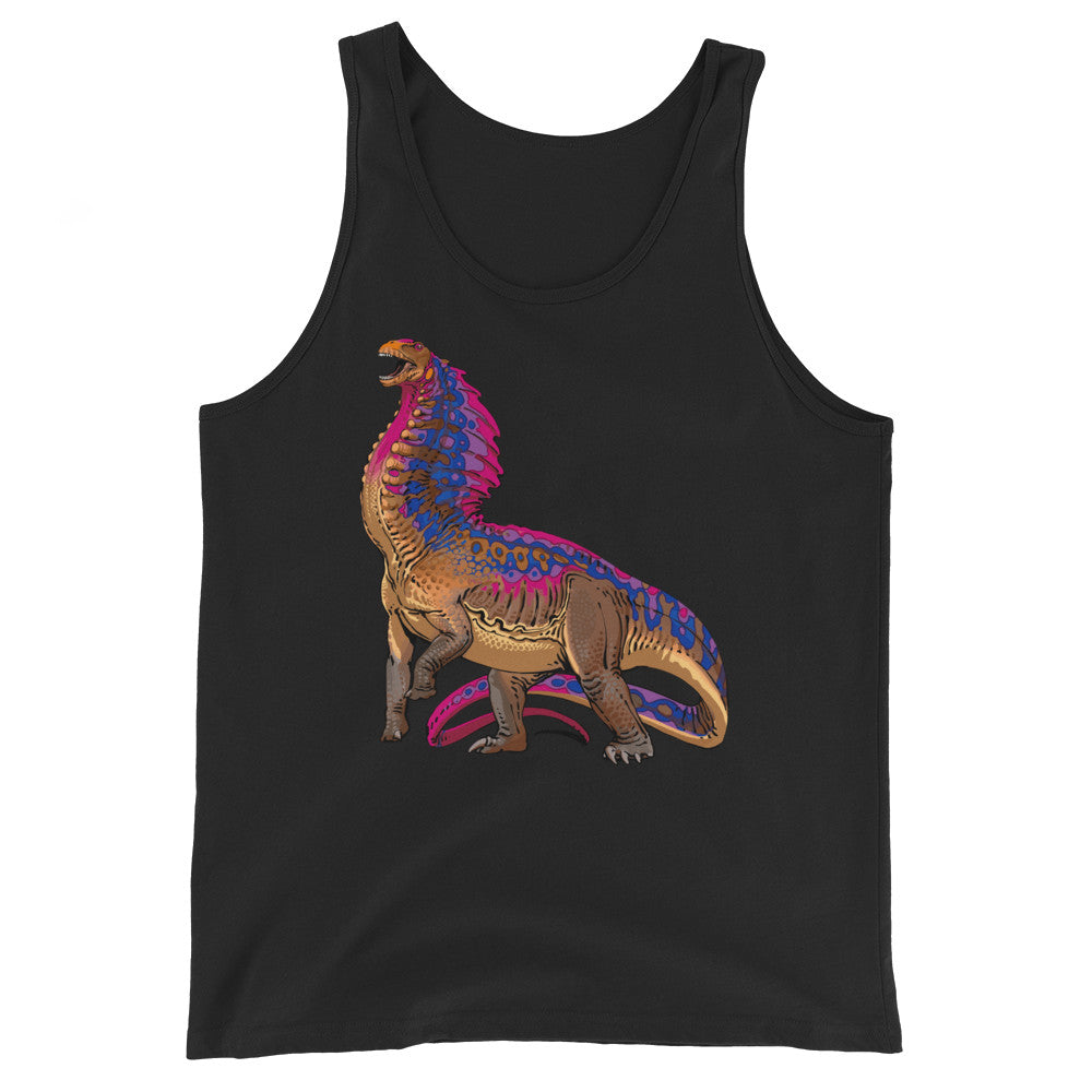 Amargasaurus Bisexual Pride - Unisex tank top