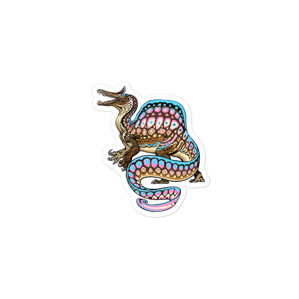 Spinosaurus Transgender Pride - Sticker