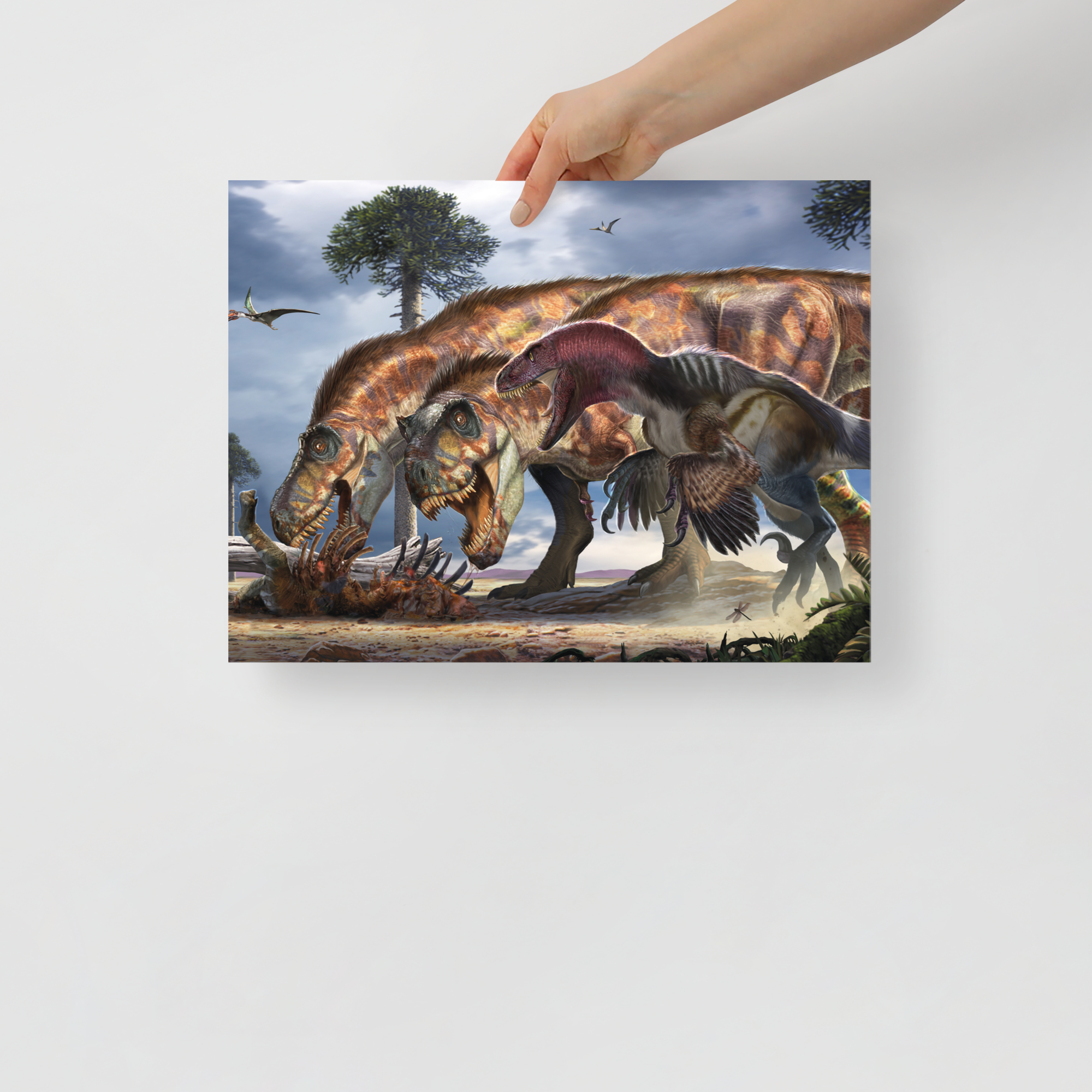 Dakotaraptor vs Tyrannosaurus poster