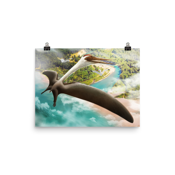 Quetzalcoatlus northropi — Poster 12×16