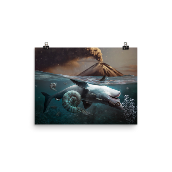 The Great Permian Extinction - Marine poster