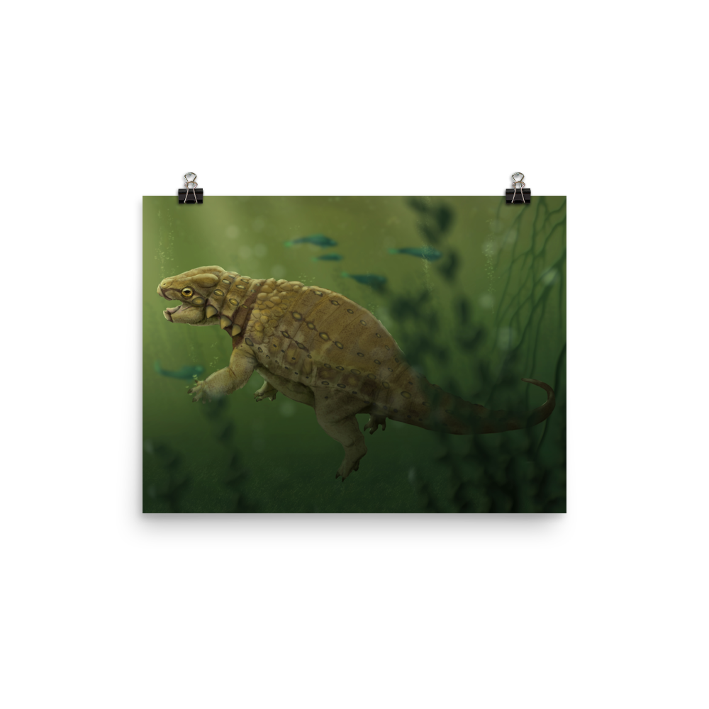 Liaoningosaurus paradoxus poster