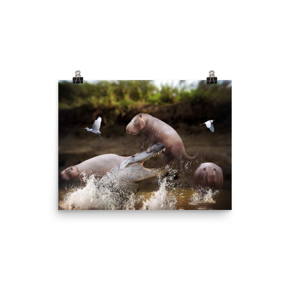 Purussaurus vs Phoberomys poster