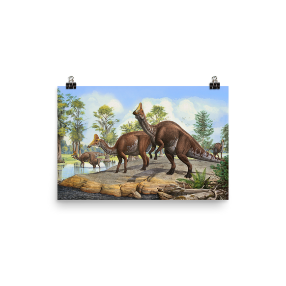 Amurosaurus riabinini poster