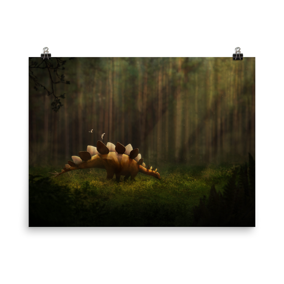 Stegosaurus stenops — Poster 18×24