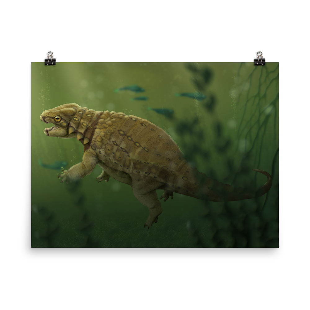 Liaoningosaurus paradoxus — Poster 18×24