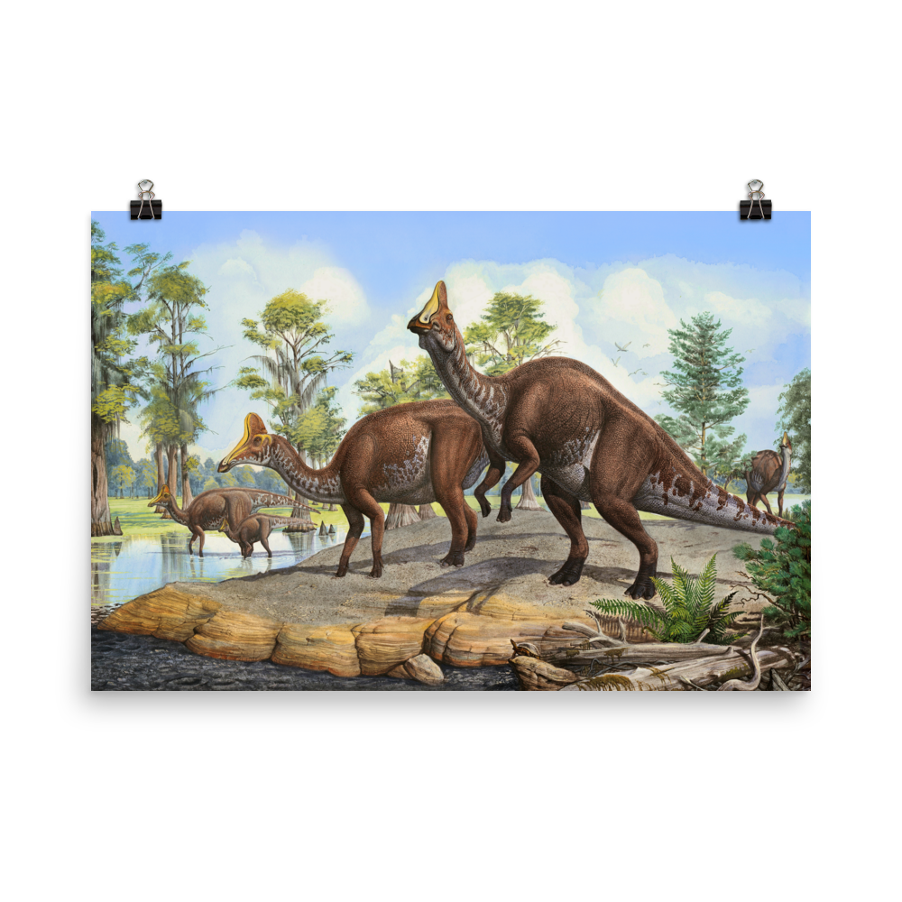 Amurosaurus riabinini — Poster 24×36