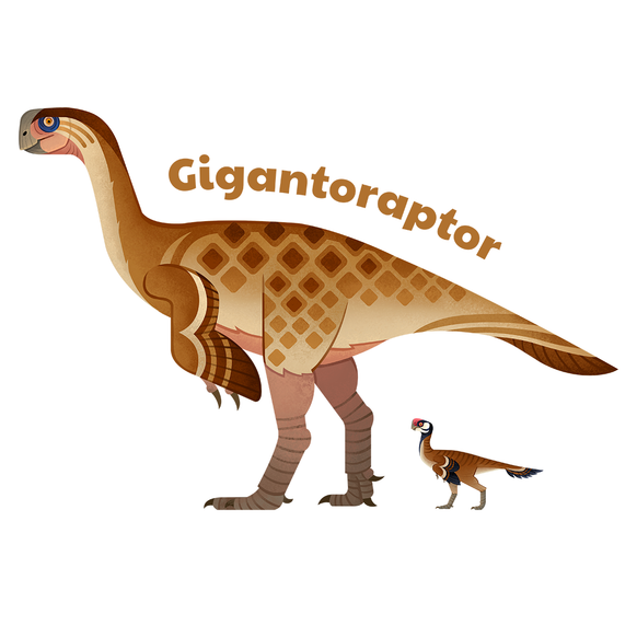 Gigantoraptor Unisex t-shirt