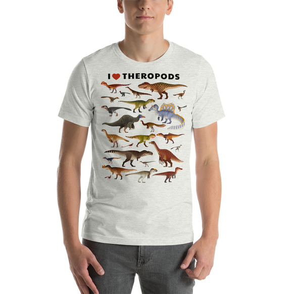 I Love Theropods t-shirt