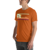 Flaming Cliffs retro t-shirt