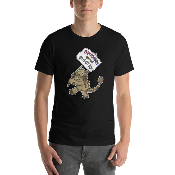 Binosaurs Against Bigotry unisex t-shirt