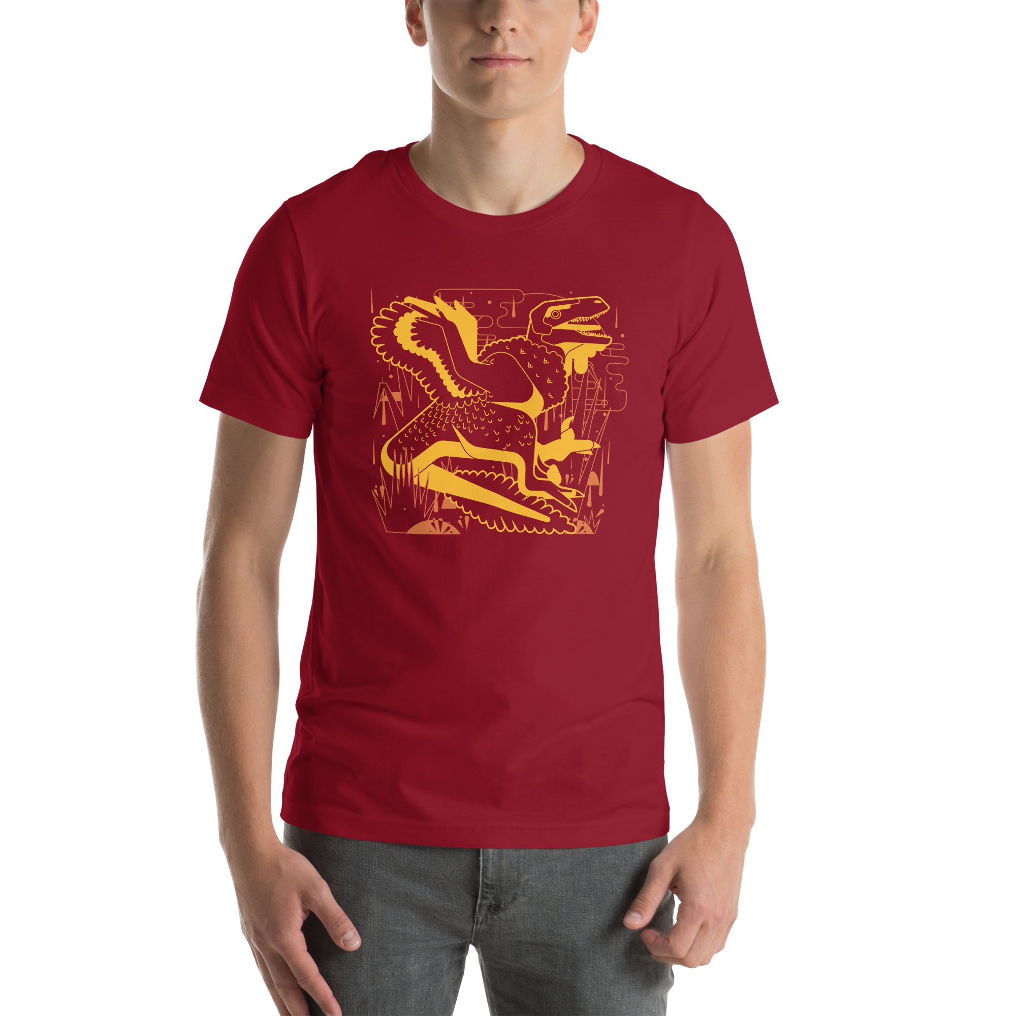 Utahraptor graphic tee