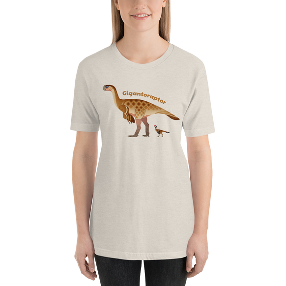 Gigantoraptor Unisex t-shirt