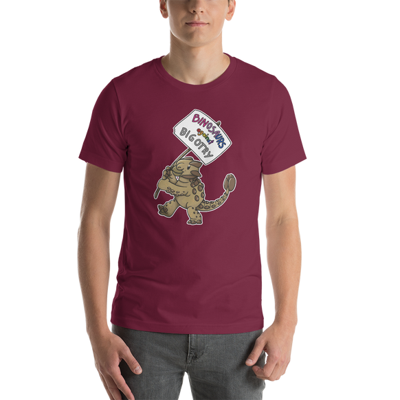 Binosaurs Against Bigotry unisex t-shirt