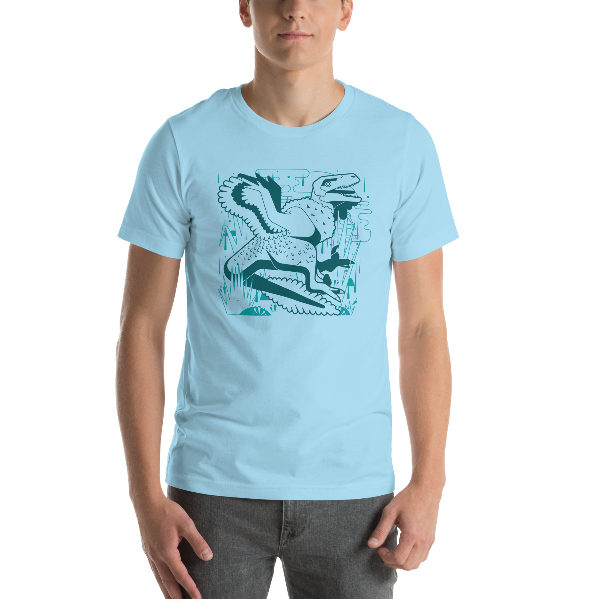 Utahraptor graphic tee