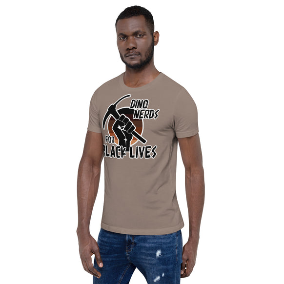 Dinosaur Nerds for Black Lives Matter unisex t-shirt