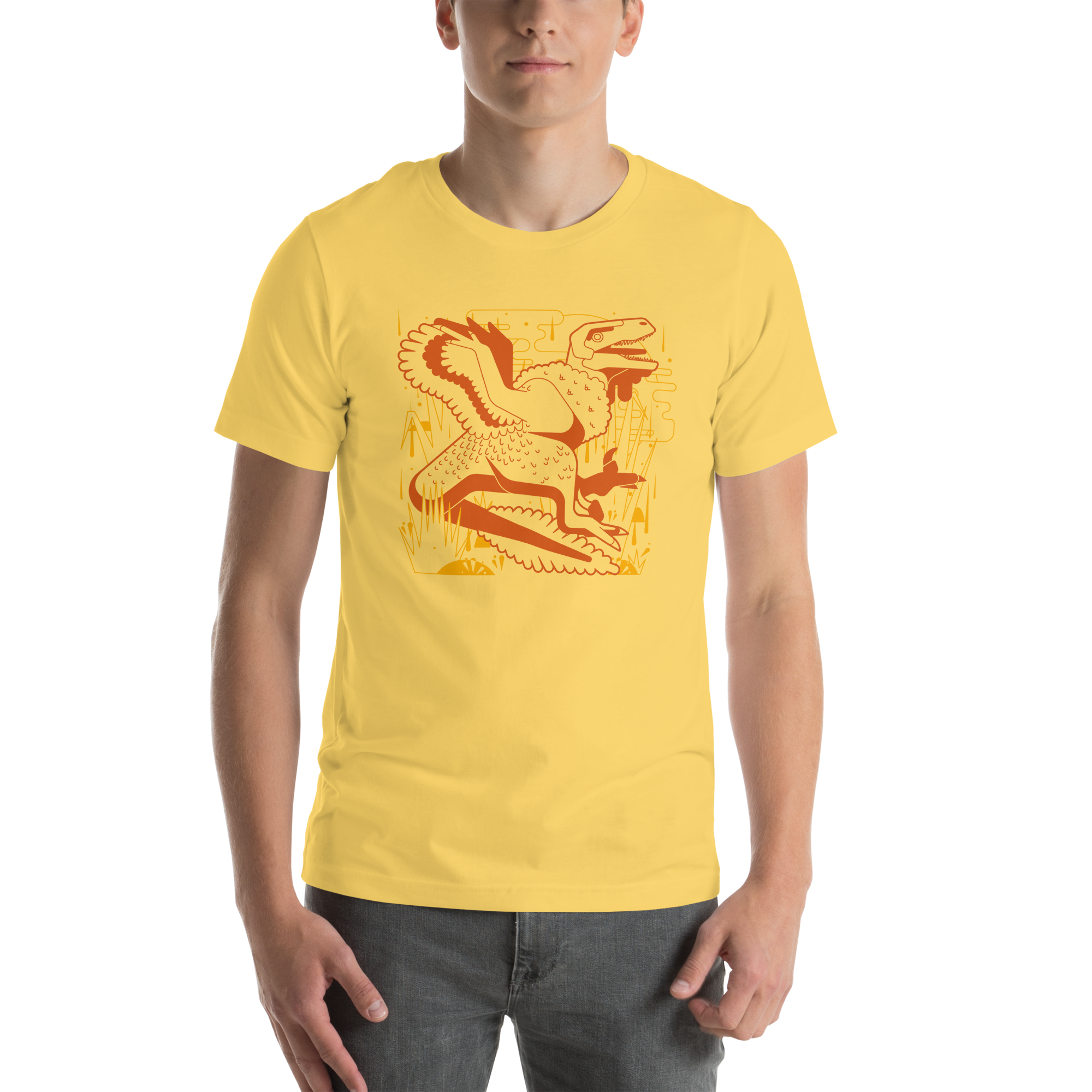 Utahraptor graphic tee