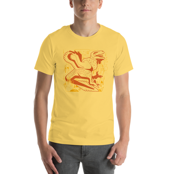 Utahraptor graphic tee