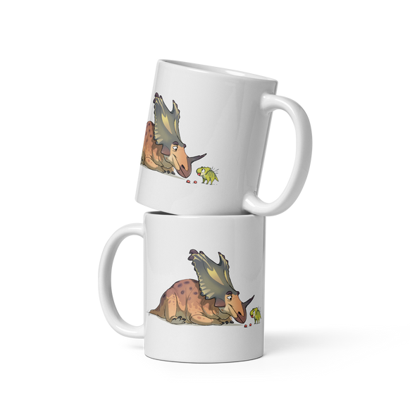 Chasmosaurus with Baby mug