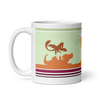 Flaming Cliffs retro mug