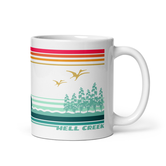 Hell Creek retro mug