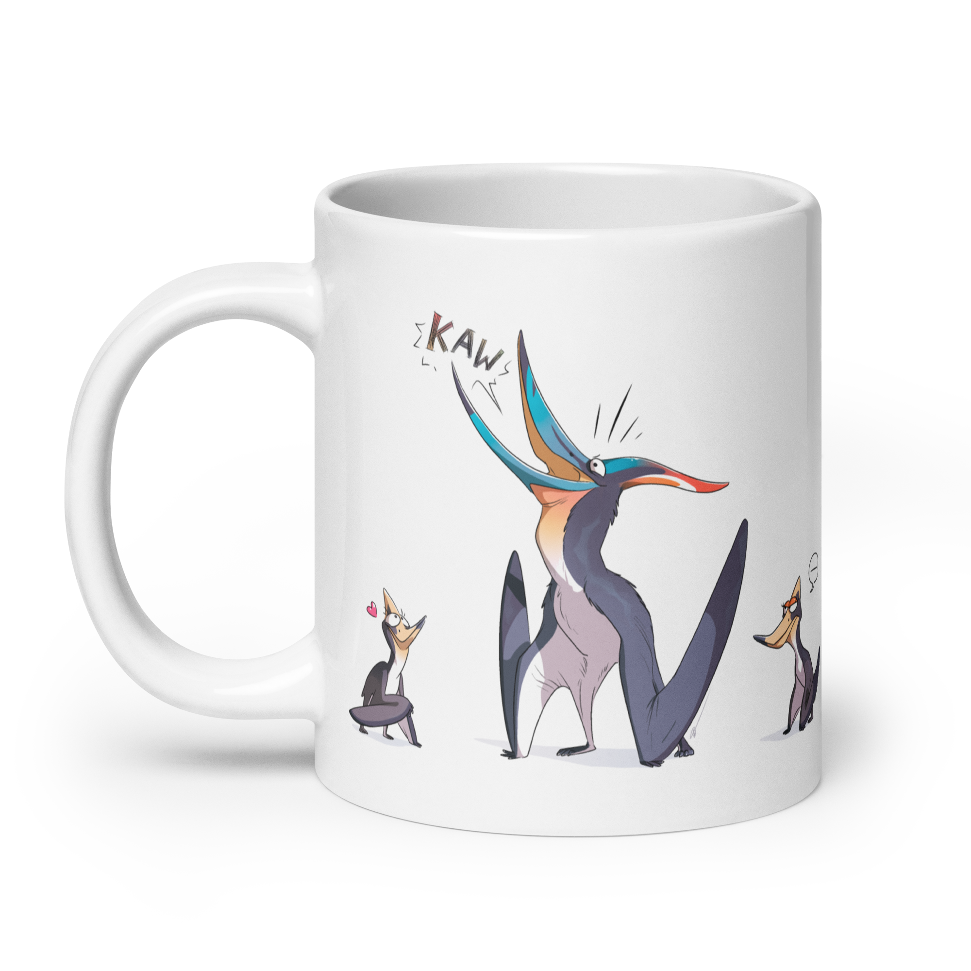 Flirty Pteranodon mug