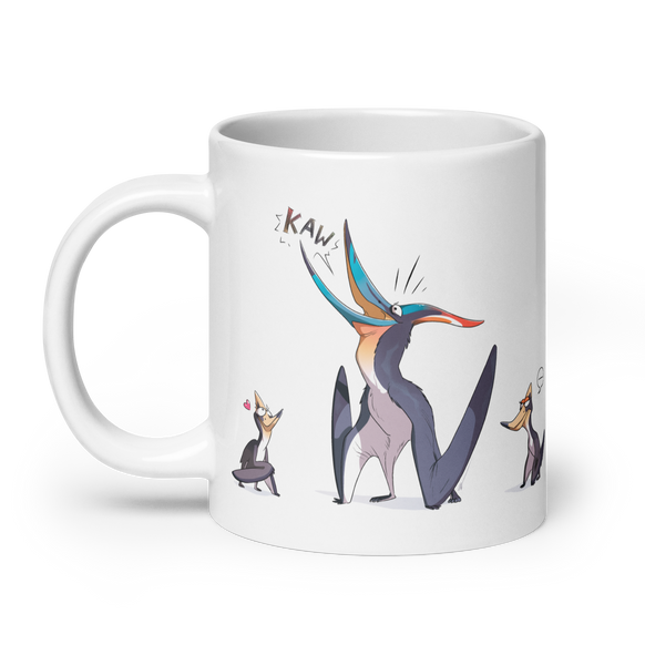 Flirty Pteranodon mug