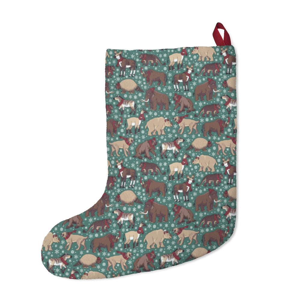 Ice Age Megafauna Christmas stocking