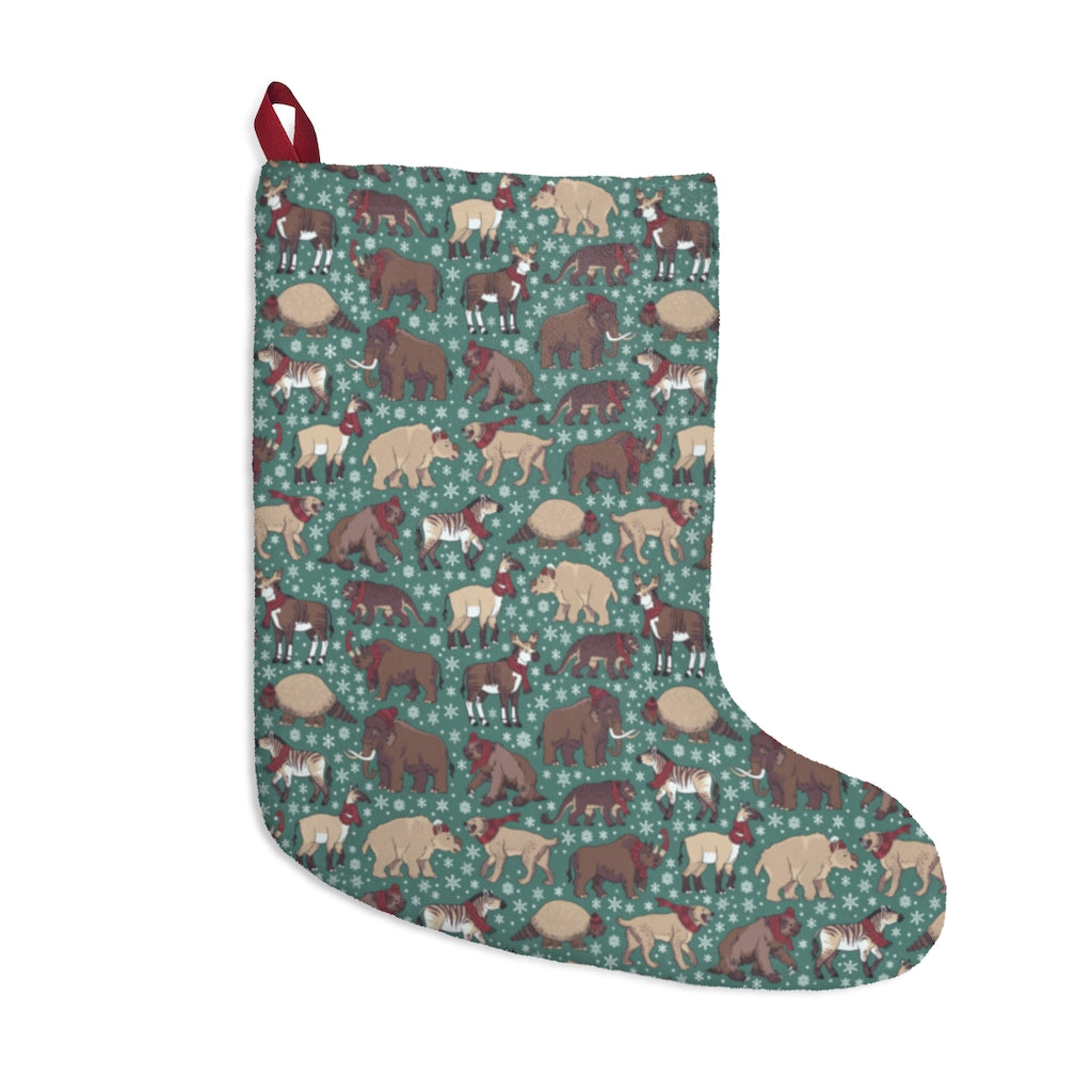 Ice Age Megafauna Christmas stocking