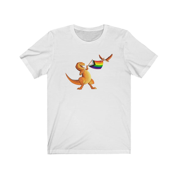 T. rex Dinosaur Pride unisex t-shirt