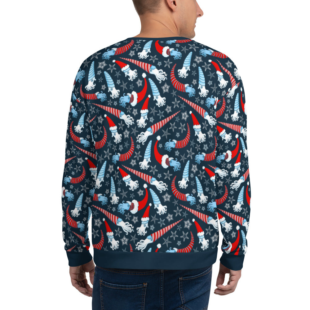 Holiday Cephalopods Sweatshirt