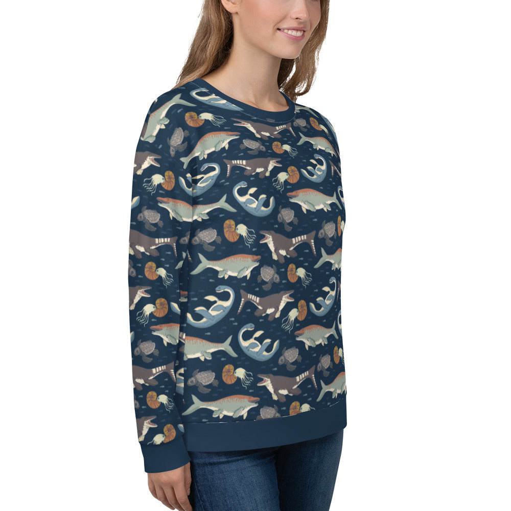 Prehistoric Coasts unisex sweatshirt