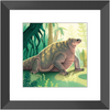 Cotylorhynchus Permian Weirdo framed print