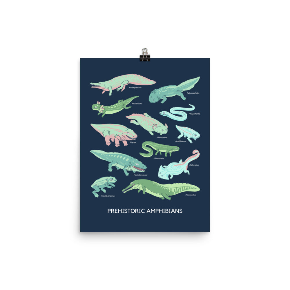 Prehistoric Amphibians poster