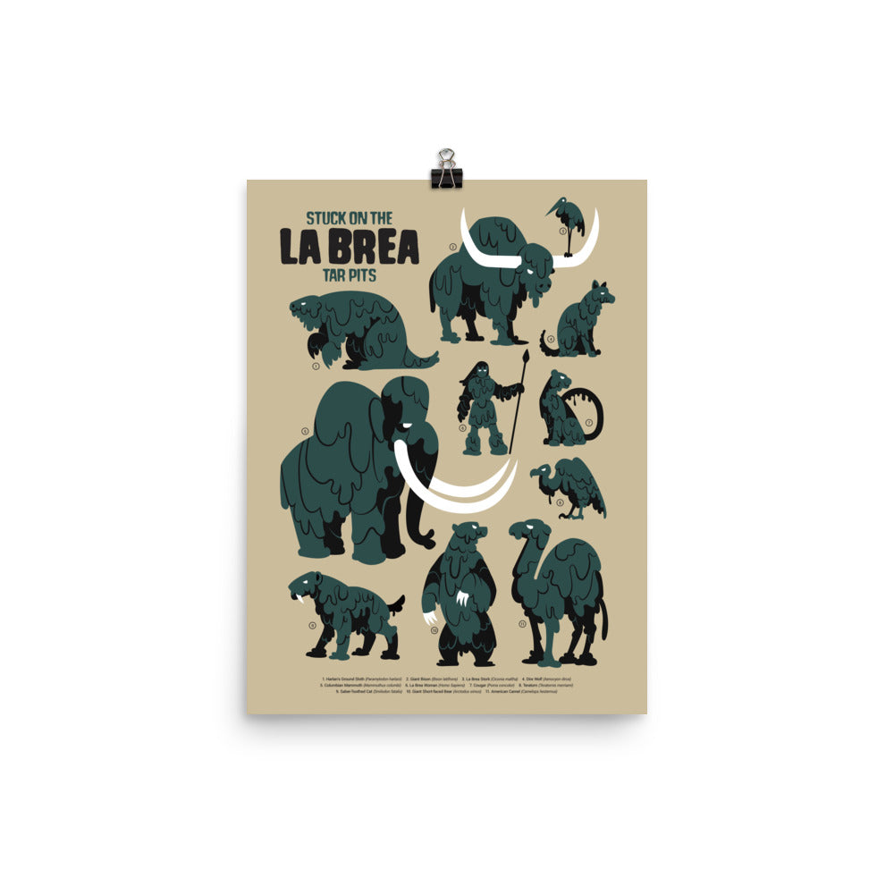 La Brea Tar Pits poster