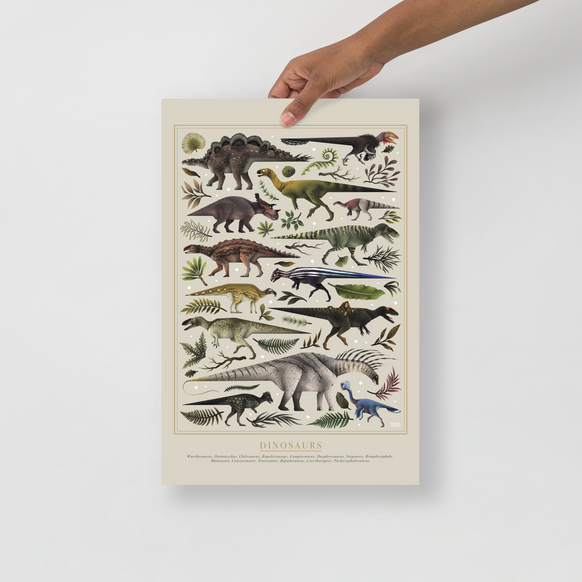 Decorative Dinosaur poster