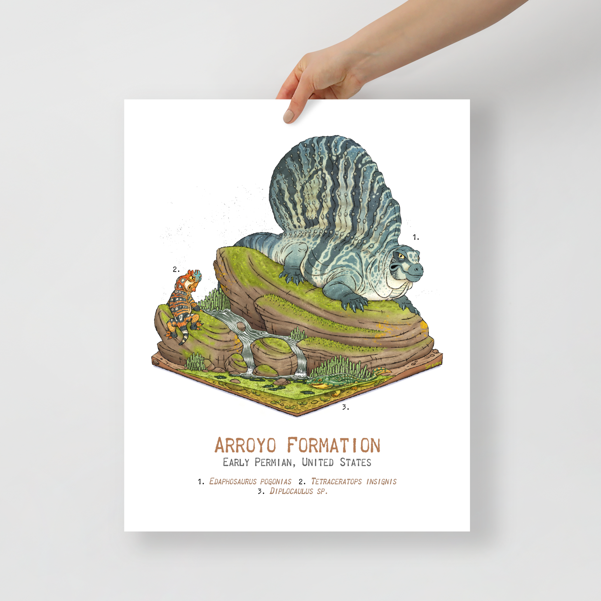 Arroyo Formation Diorama poster