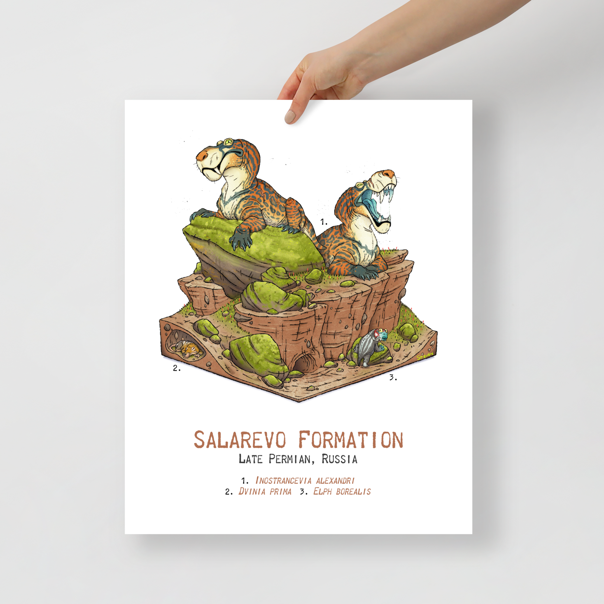 Salarevo Formation Diorama poster