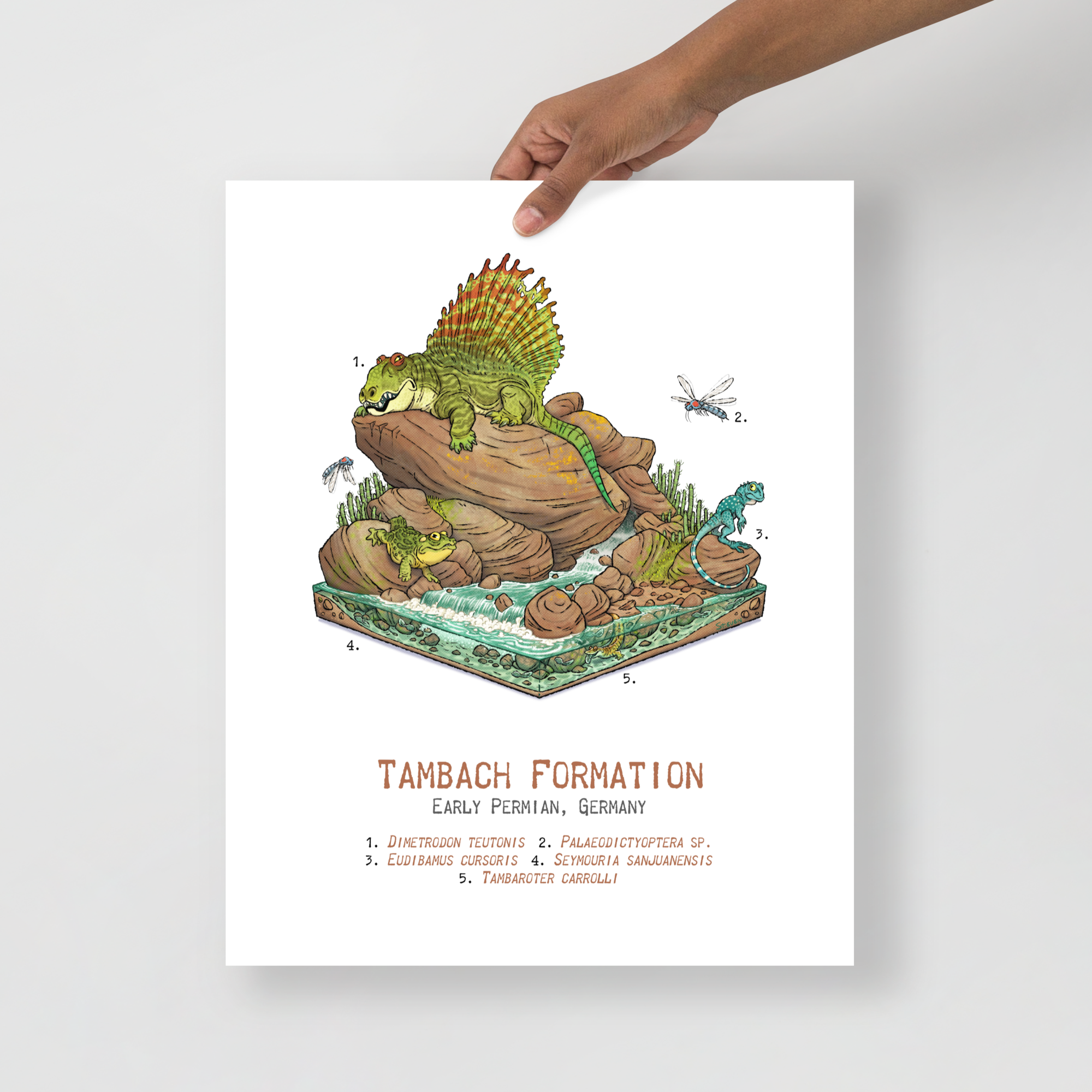 Tambach Formation Diorama poster