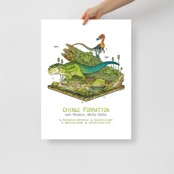 Chinle Formation Diorama poster