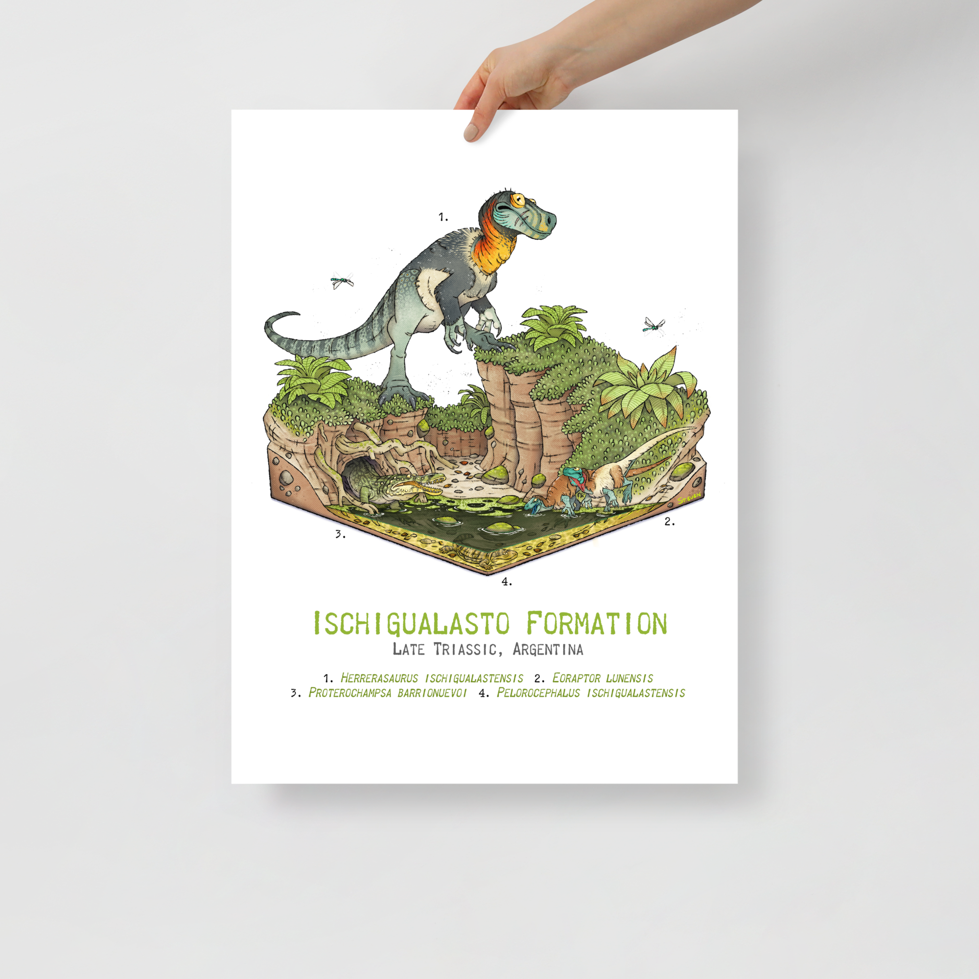 Ischigualasto Diorama poster