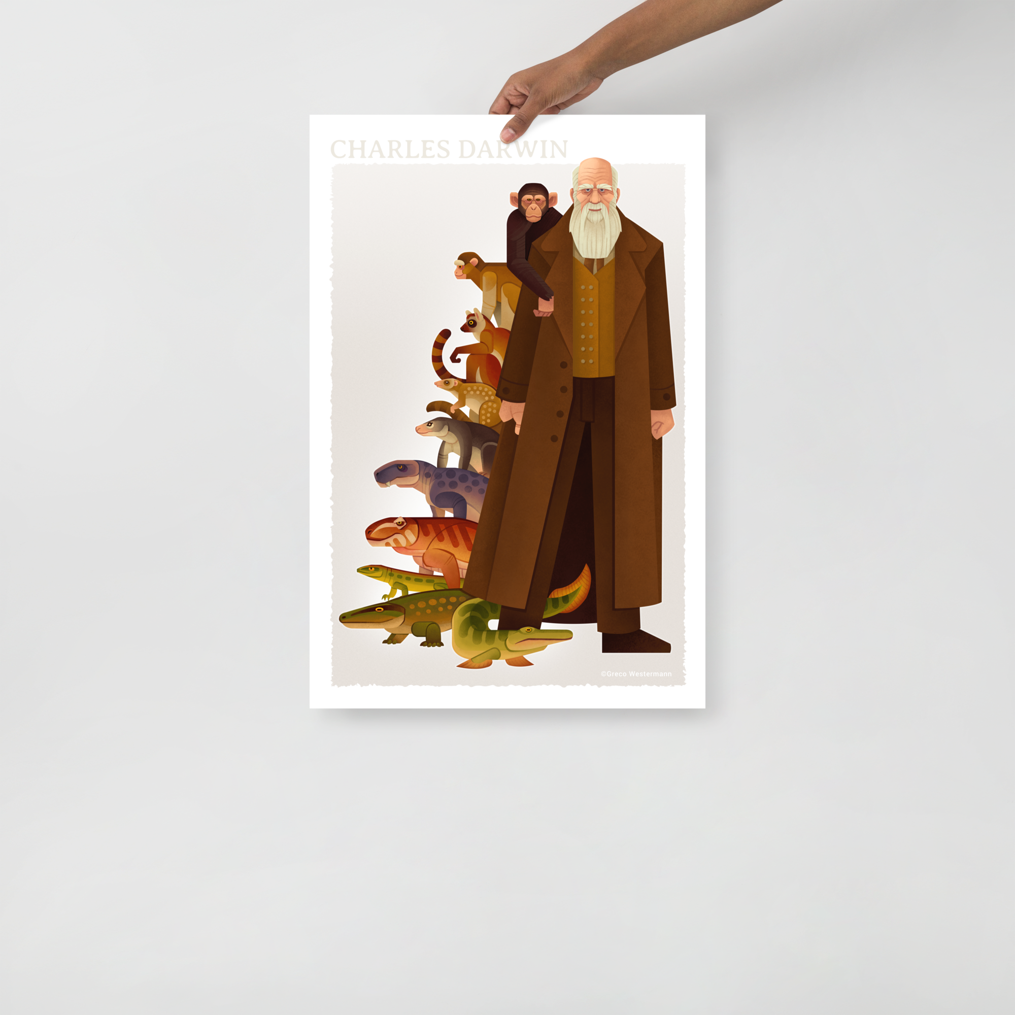 Charles Darwin poster