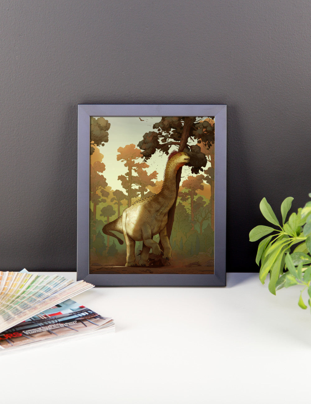 Camarasaurus framed print