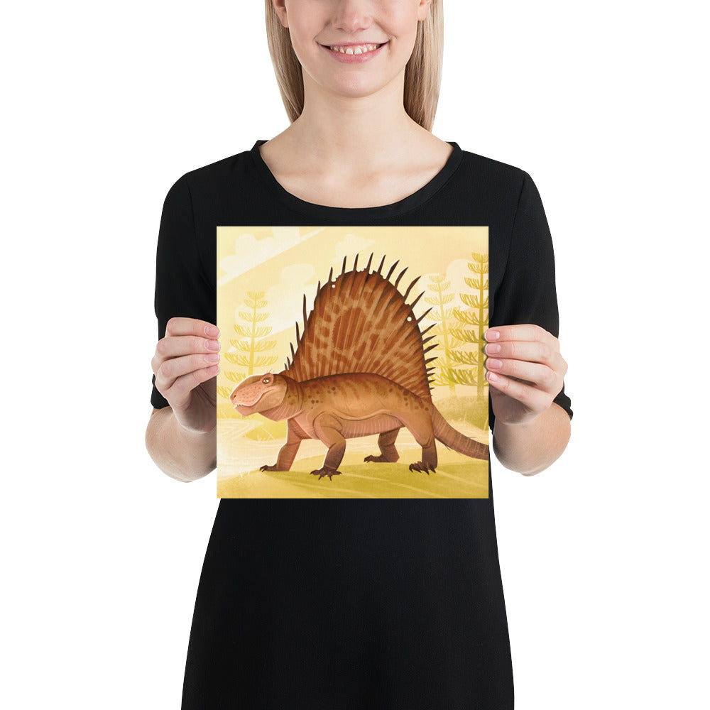 Dimetrodon Permian Weirdo poster