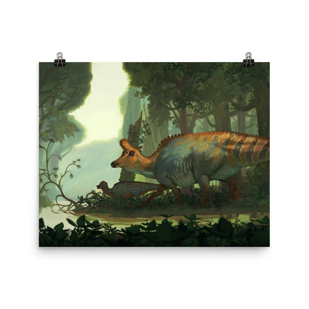 Lambeosaurus poster