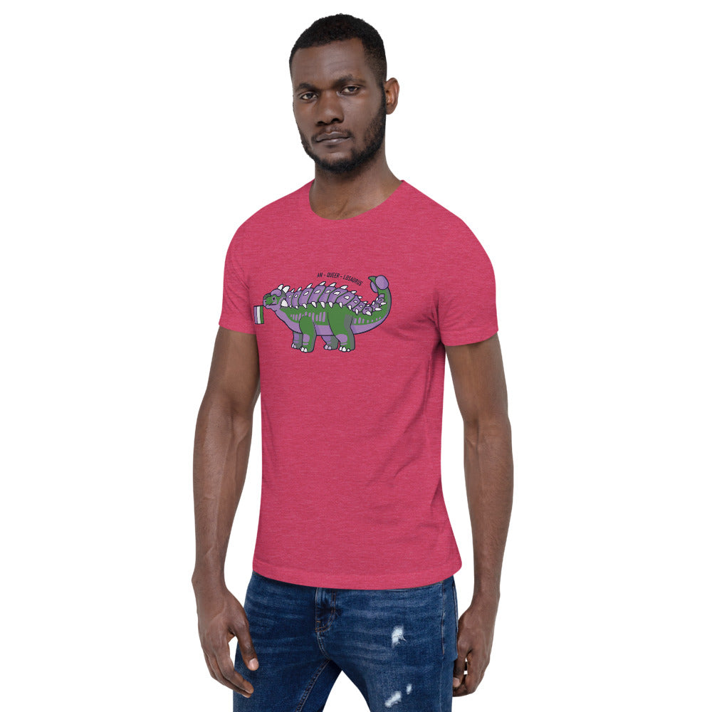 Ankylosaurus Dinosaur Queer Pride Flag t-shirt