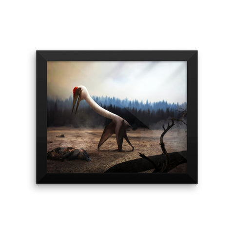 Quetzalcoatlus framed print