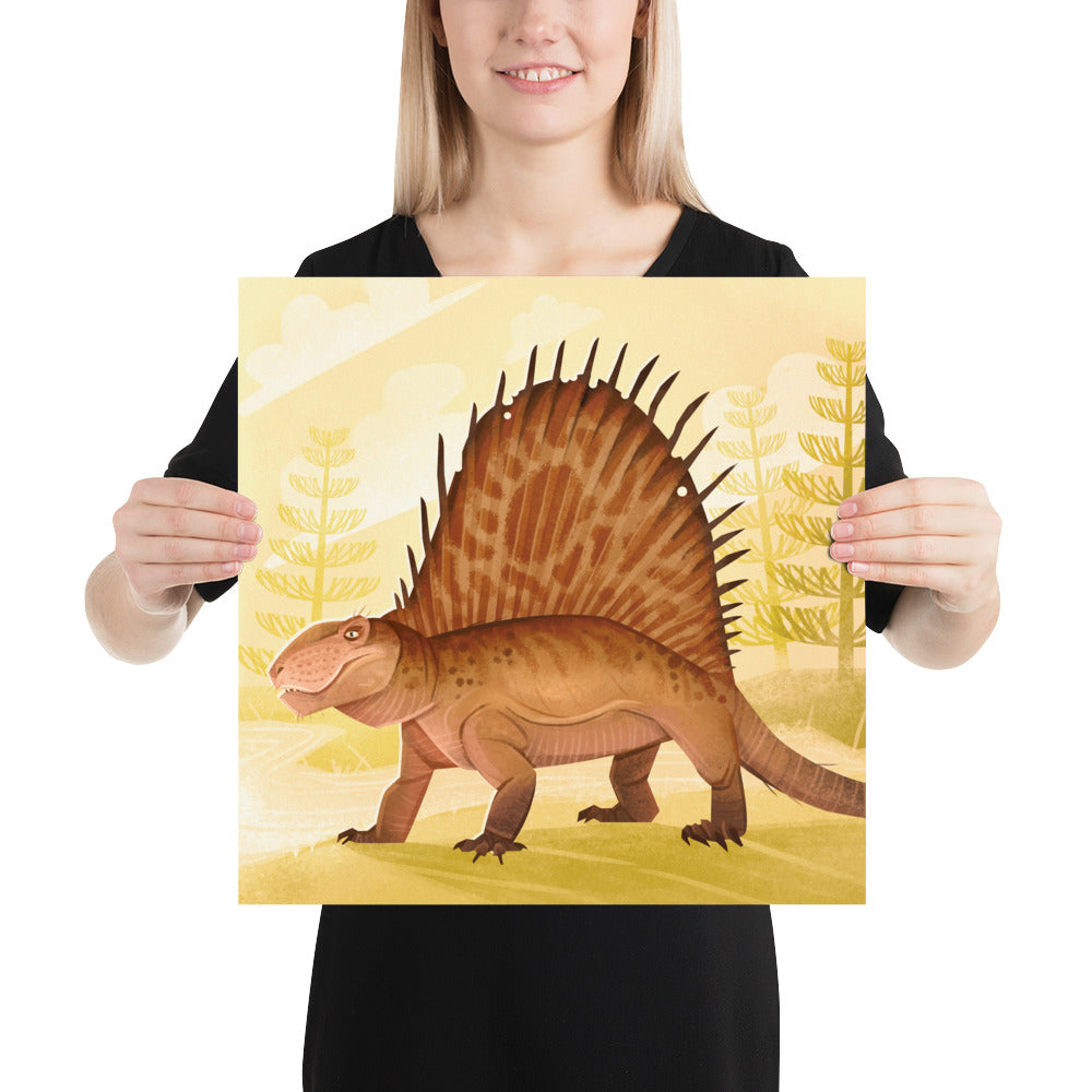 Dimetrodon Permian Weirdo poster