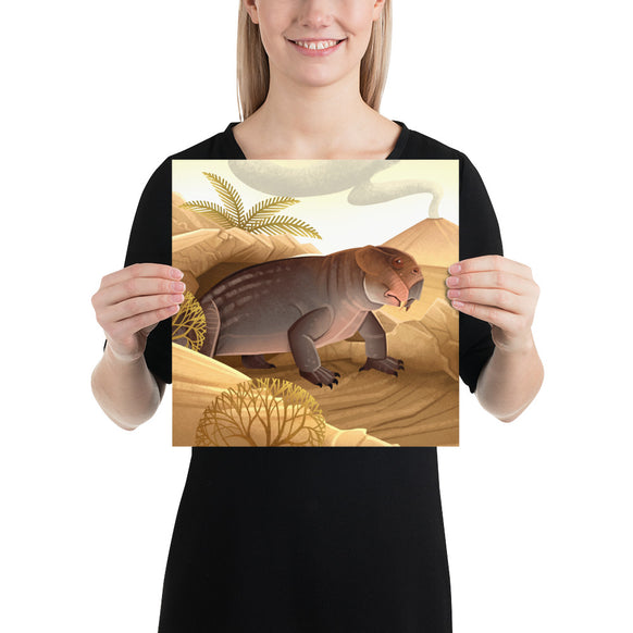 Lystrosaurus Permian Weirdo poster