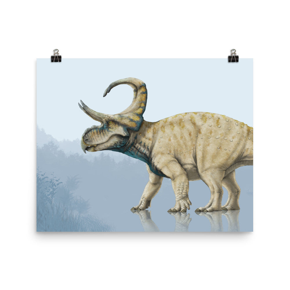 Machairoceratops poster